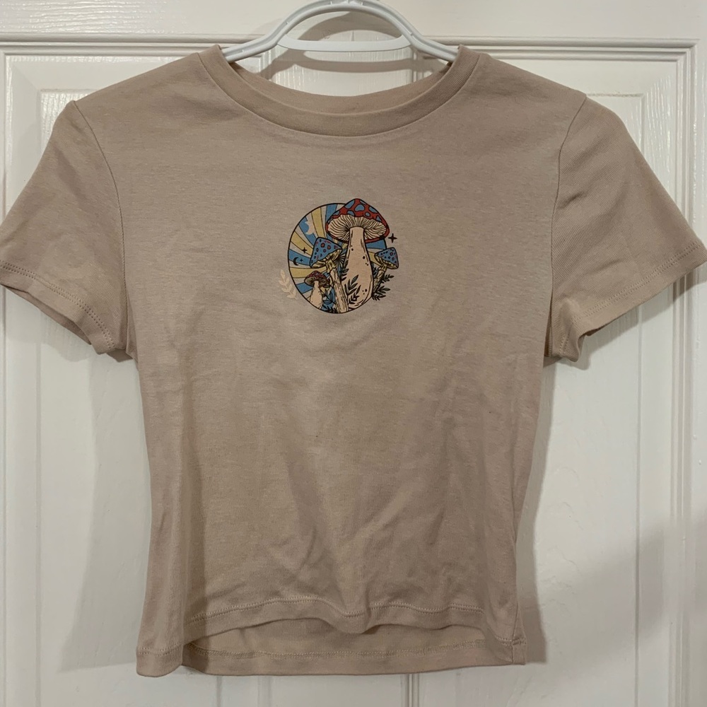 Mushroom Themed Baby Tee
